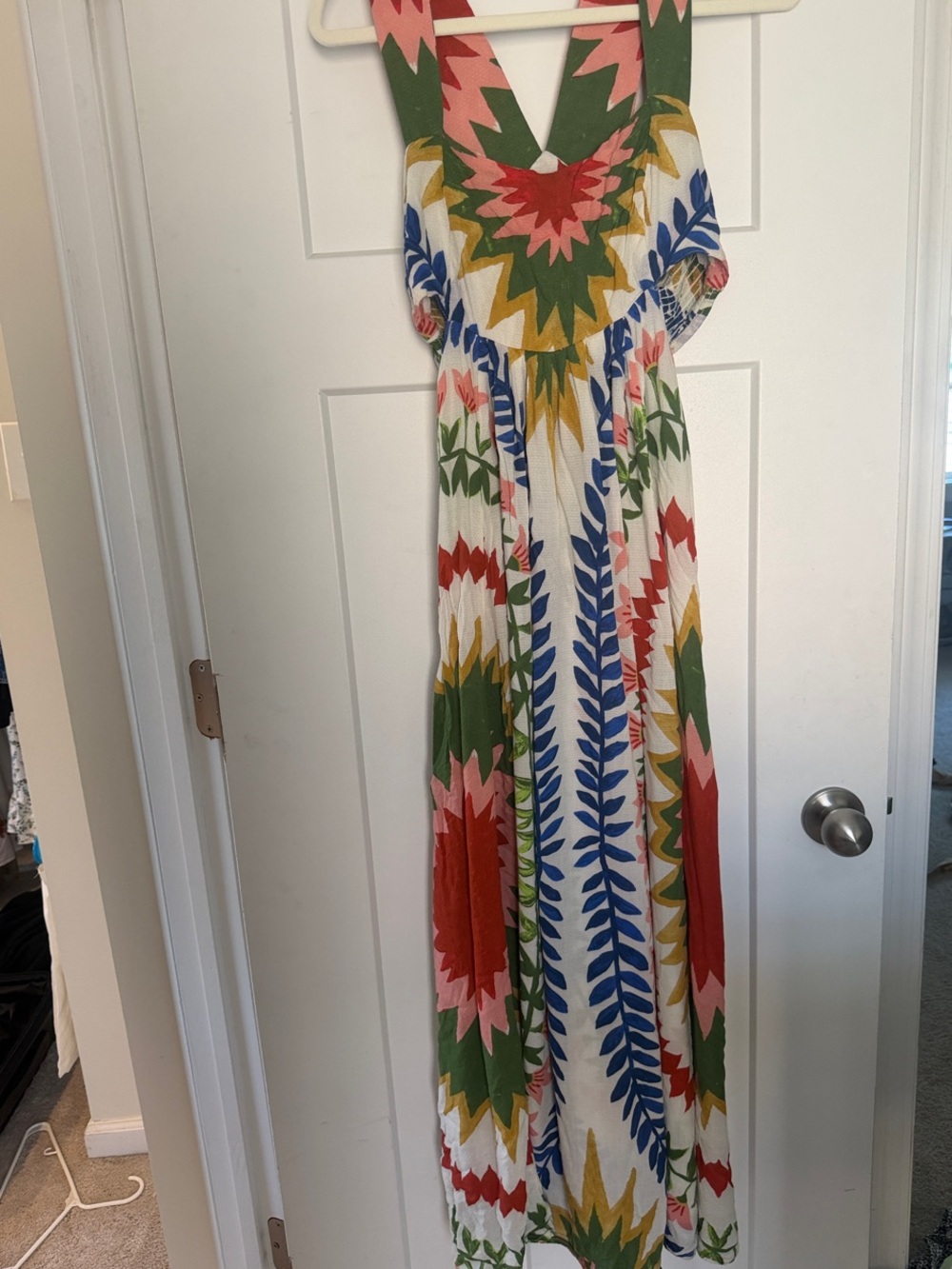 Anthropologie Multicolor Floral Maxi Dress